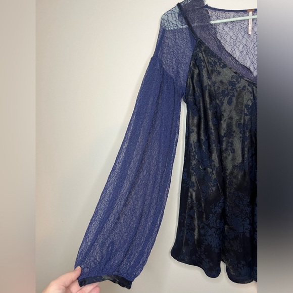 Free People - Lace Long Sleeve Top - Size XS - Picture 2 of 10